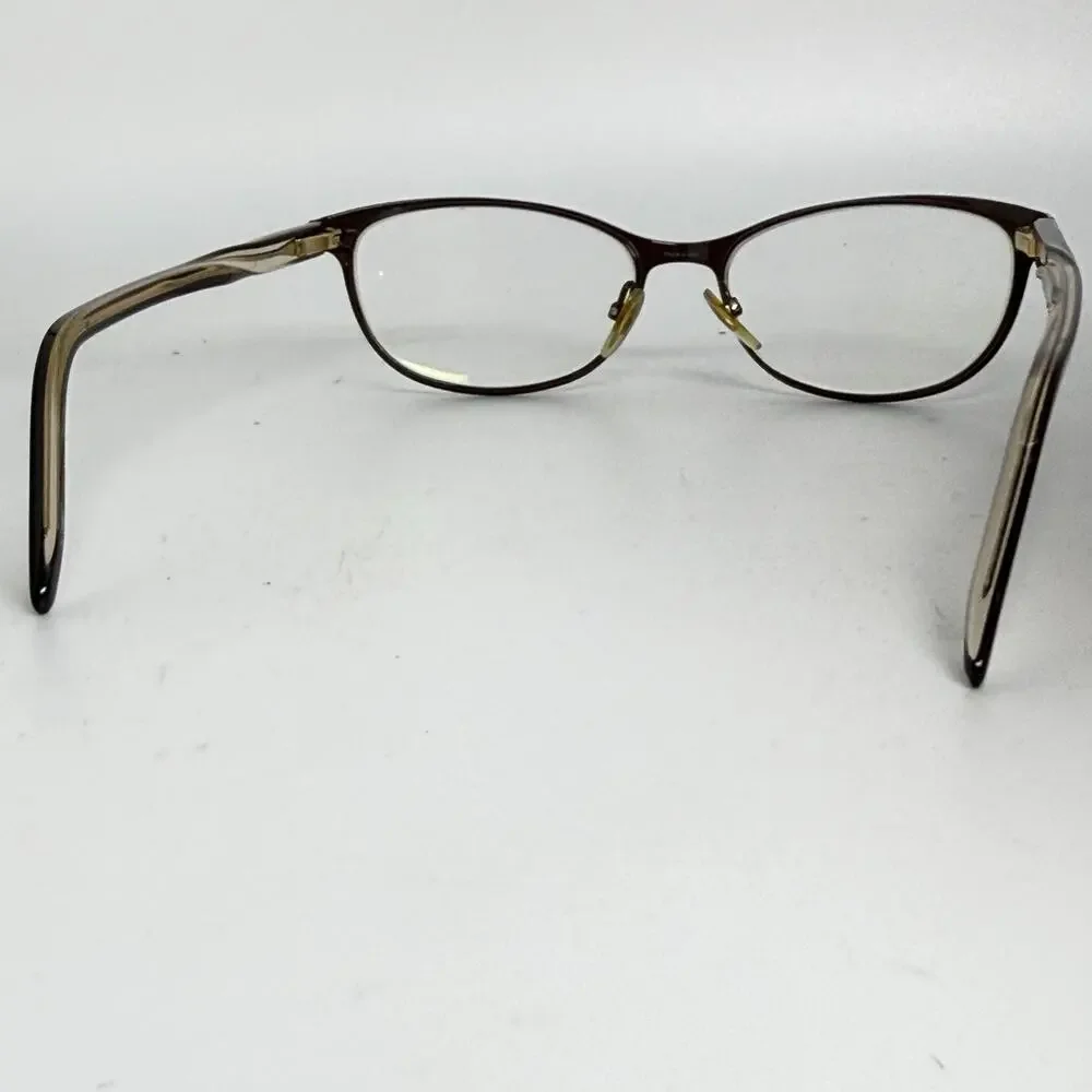 Gucci GG 1656 4sl Eyeglasses Frames‎ brown Gold Clear Full Rim 53-16 20519